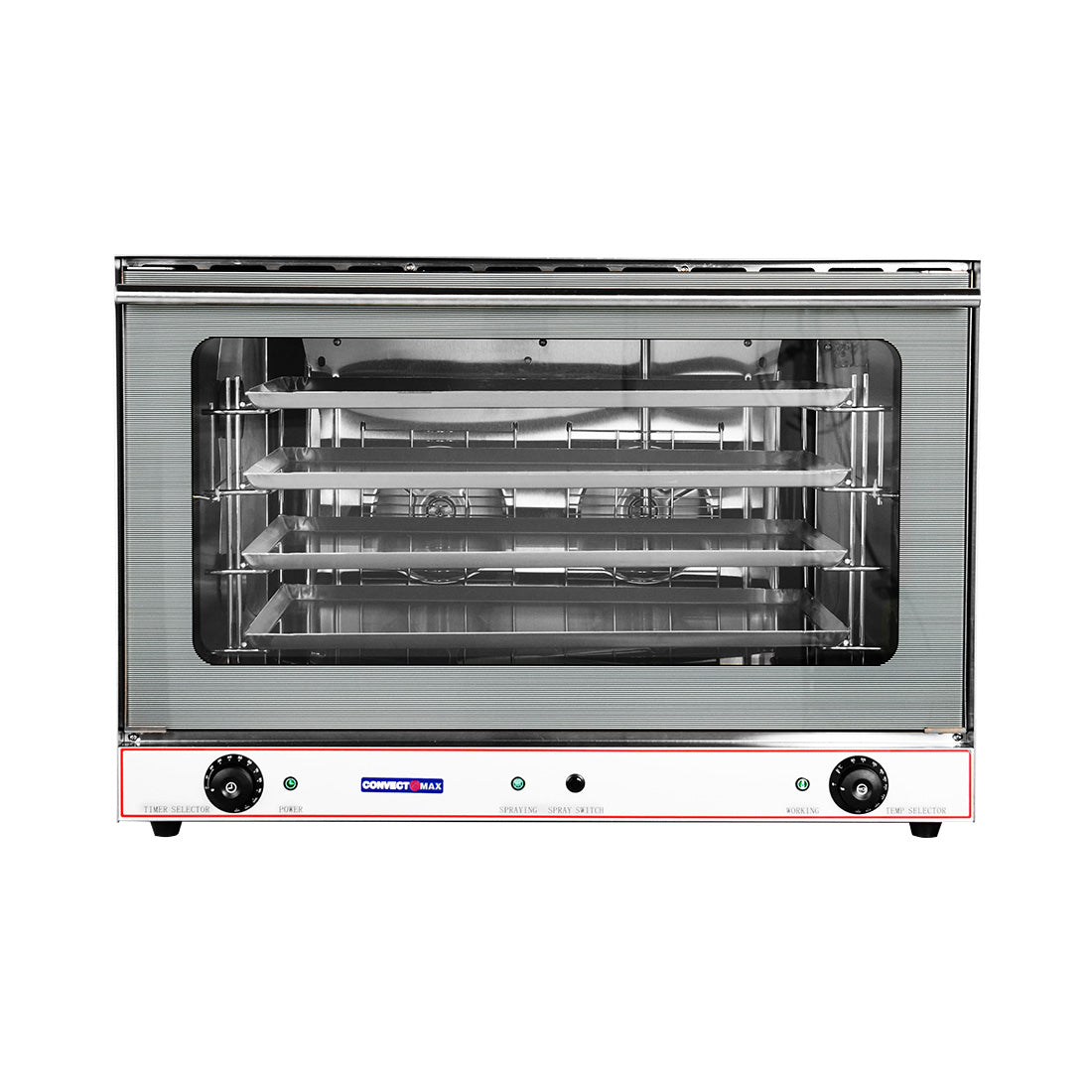 ConvectMax Heavy Duty Stainless Steel Convection Oven w/ Press Button Steam YXD-8AE
