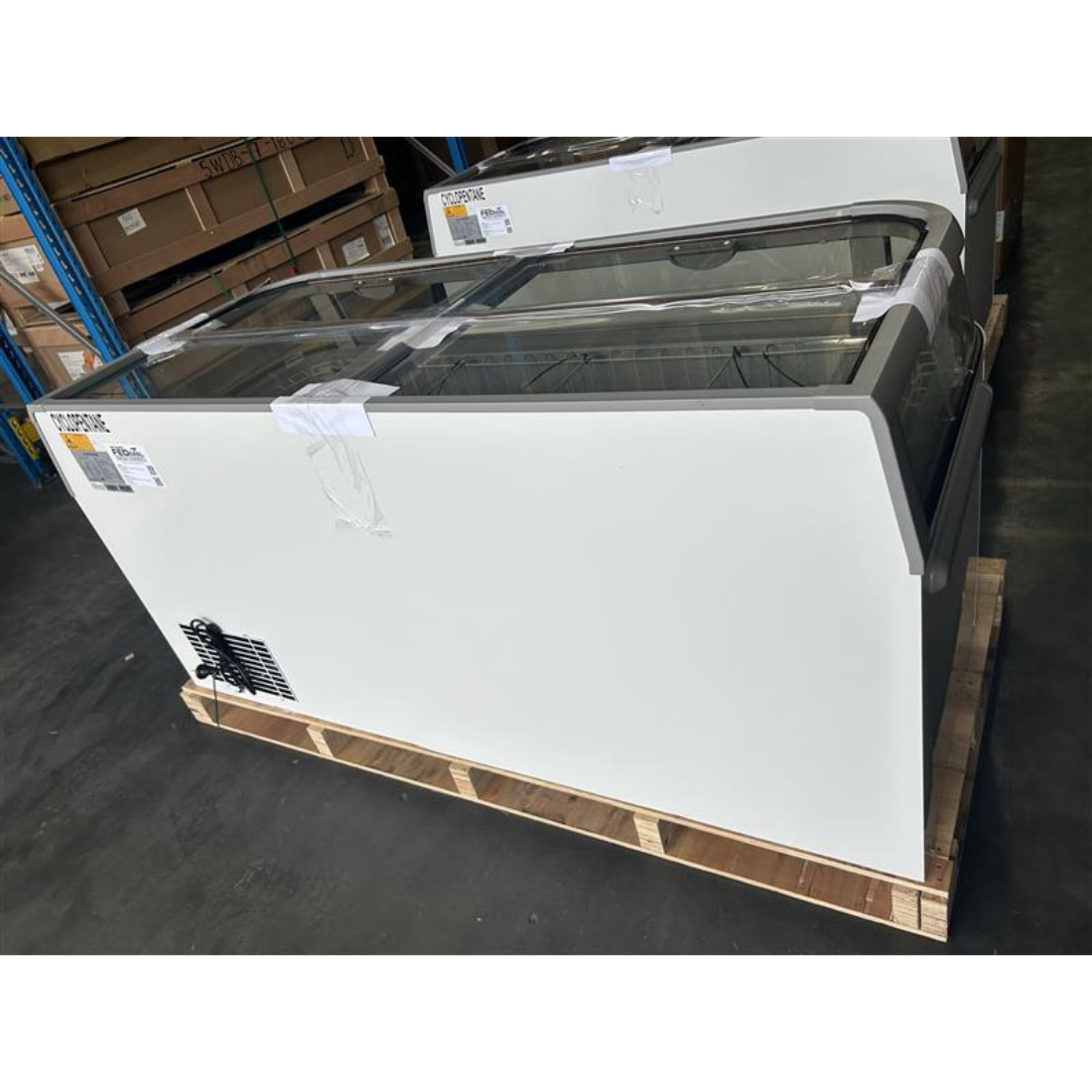 Ex-Showroom: Thermaster Supermarket Island Freezer with Glass Sliding Lids - ZCD-E185G-QLD136