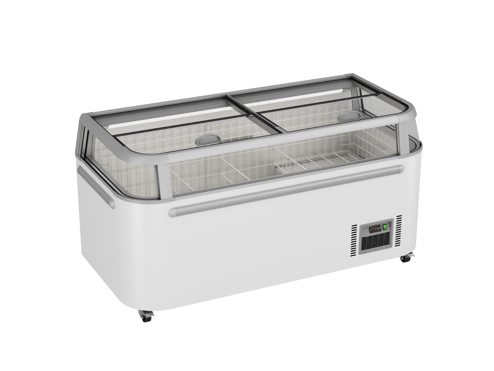 Ex-Showroom: Thermaster Supermarket Island Freezer with Glass Sliding Lids - ZCD-E185G-QLD136
